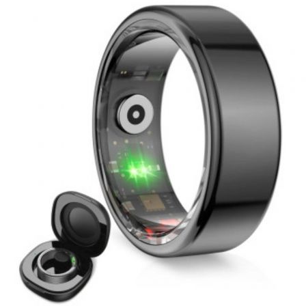 KSIX Anillo Inteligente Saturn Talla L Negro KSIX Anillo Inteligente Saturn Talla L Negro